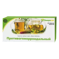 Напиток чайный Дары природы Сбор Противогеморроидальный Лекра-СЭТ 1,5г N20