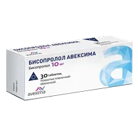 БИСОПРОЛОЛ АВЕКСИМА таб п.п.о. 10мг N30