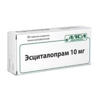 Эсциталопрам-АЛСИ таб п.п.о. 10мг N30