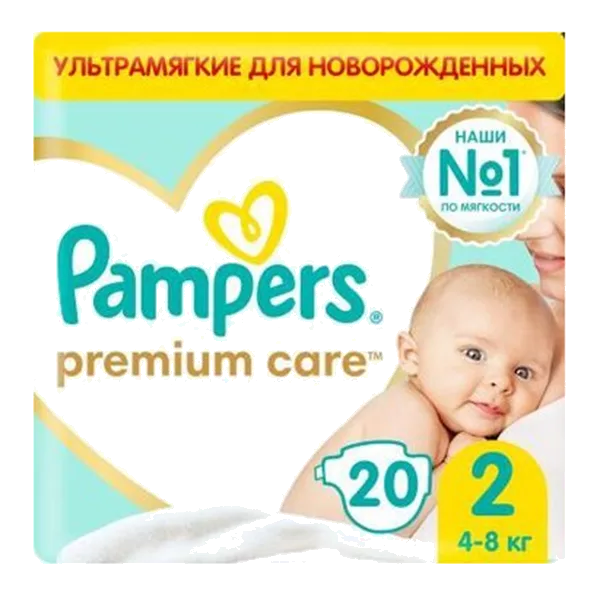 Подгузники детские Pampers Premium Care 3 N20