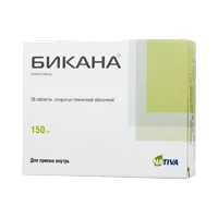 Бикана таб п.п.о. 150мг N28