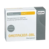 Омепразол-OBL капс кишечнораств 20мг N28