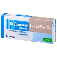 Ко-Дальнева 5мг + 0,625мг + 2мг таб N30
