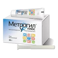 Метрогил Плюс гель ваг 20мг 1% 50г N1