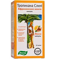 Тропикана Слим ЭВАЛАР Африканское манго капс 0,36г N60