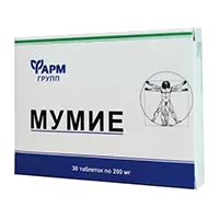 Мумие ФАРМгрупп таблетки 0,2г N30