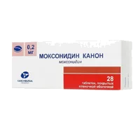 Моксонидин Канон таб п.п.о. 0,2мг N28