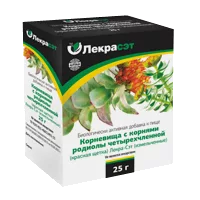Родиола четырехчленная (Красная щетка) корневища с корнями Лекра-СЭТ 25г N1