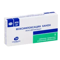 Моксифлоксацин Канон таб п.п.о. 400мг N5