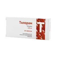 Тилорам таб п.п.о. 125мг N10