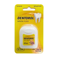 Зубная нить Dentorol лимон 65м