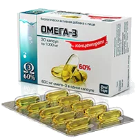 Омега-3 концентрат 60% RealCaps капсулы 1000мг N30