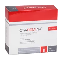 Стагемин р-р для в/в вв 5% 5мл N10