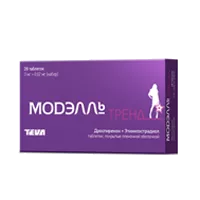 Модэлль Тренд таб п.п.о. 3мг 0,02мг N28