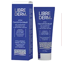 LIBREDERM Крем для рук ГИАЛУРОНОВЫЙ для сохранения молодости с аргановым маслом 75мл