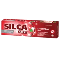 Зубная паста SILCAMED Антитабак 130г