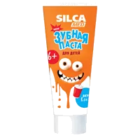 Зубная паста SILCAMED Детская гелевая со вкусом колы 65г