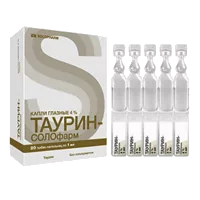 Таурин-СОЛОфарм кап глазн 4% 1мл N20