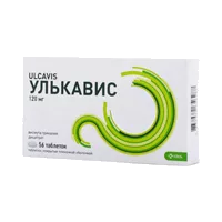 Улькавис таб п.п.о. 120мг N56
