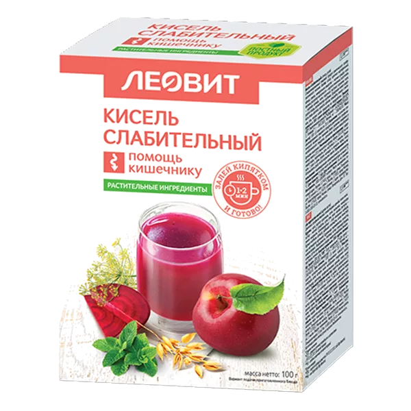 Кисель ЛЕОВИТ СЛАБИТЕЛЬНЫЙ 20г N5