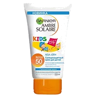 AMBRE SOLAIRE Солнцезащитный крем SPF50 Детский водостойкий 150мл