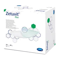 Повязка Hartmann Zetuvit plus сорбцион комбинир 4-х сл стер 20x40см N5