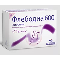 Флебодиа 600 таб п.п.о. 600мг N60