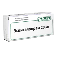 Эсциталопрам-АЛСИ таб п.п.о. 20мг N30