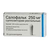 Салофальк супп рект 250мг N10