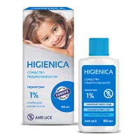 HIGIENICA Хигиеника средство педикулицидное 60мл