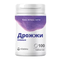 Дрожжи пивные BiO Terra с цинком таблетки 500мг N100