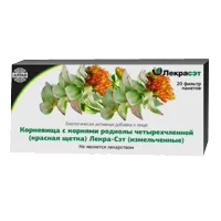 Родиола четырехчленная (Красная щетка) корневища с корнями Лекра-СЭТ 1г N20