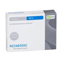 Мегафлокс таб п.п.о. 400мг N5