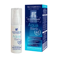 NOVOSVIT Крем для лица Aqua Bank Интенсивный увлажняющий Гиалуроновая кислота, альгинат и пуллулан 50мл
