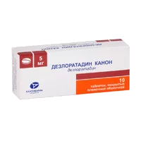 Дезлоратадин Канон таб п.п.о. 5мг N10