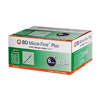 Шприц инсулиновый 1мл 3-х комп BD MicroFine Plus U-100 стер интегр игл G31 0,25х6мм N100