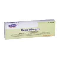 Хайрабезол таб п. кишечнораств п.о. 20мг N30