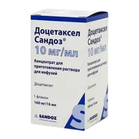 Доцетаксел Сандоз конц д/р-ра д/инф 1% 16мл N1