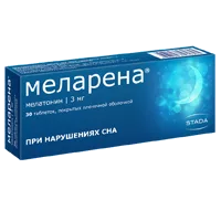 Меларена таб п.п.о. 3мг N30