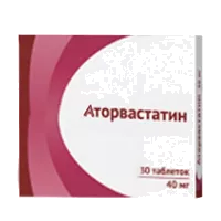 Аторвастатин таб п.п.о. 40мг N30