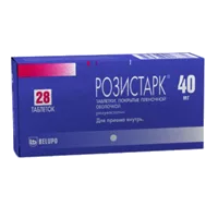Розистарк таб п.п.о. 40мг N28