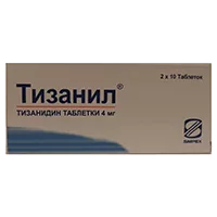 Тизанил таб 4мг N20