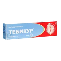 Тебикур крем д/наружн пр 1% 15г N1