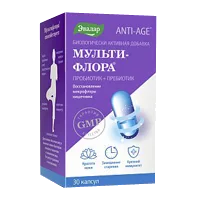 Мультифлора Anti-AGE ЭВАЛАР капсулы 0,5г N30