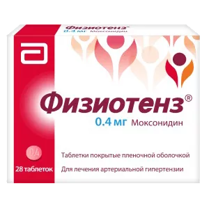 Физиотенз таб п.п.о. 0,4мг N28