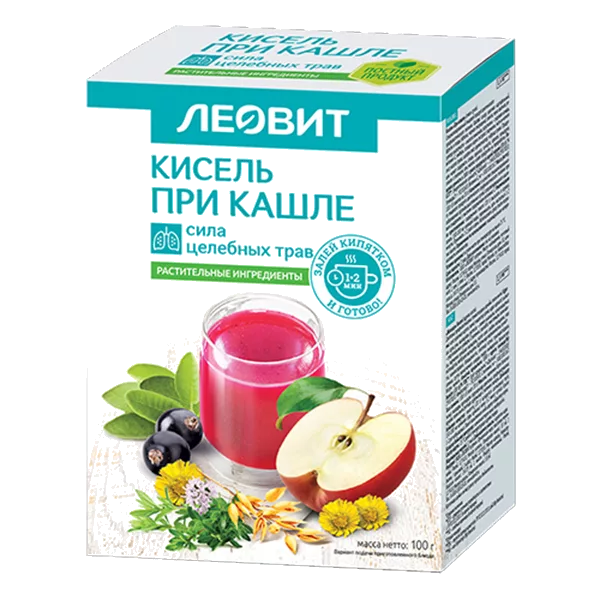 Кисель ЛЕОВИТ ПРИ КАШЛЕ 20г N5