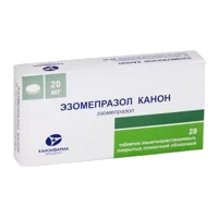 Эзомепразол Канон таб кишечнораств п.п.о. 20мг N28