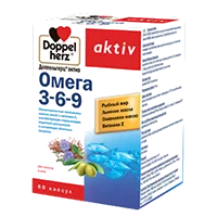 Доппельгерц актив Омега-3-6-9 капсулы 1462мг N60