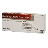 Симвастатин Санофи таб п.п.о. 10мг N28