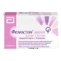 Фемостон мини таб п.п.о. 2,5мг 0,5мг N28